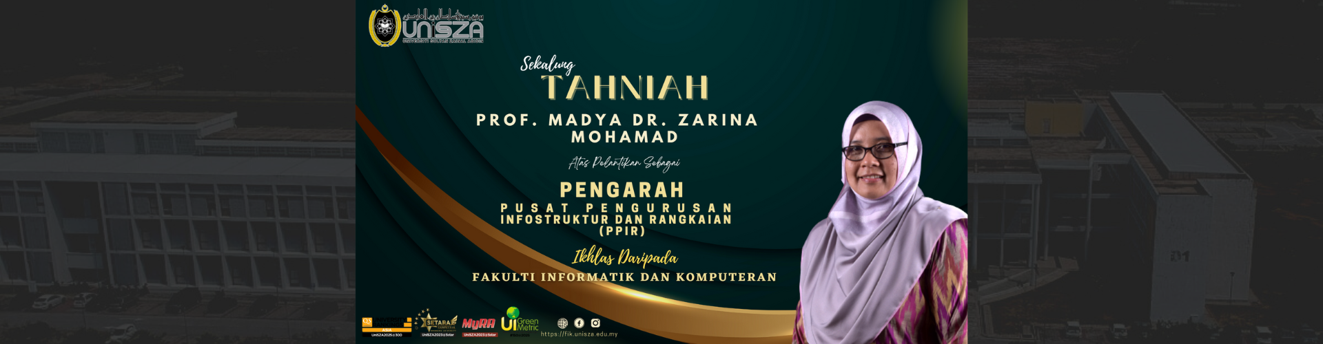 tahniah Dr Zarina PPIR